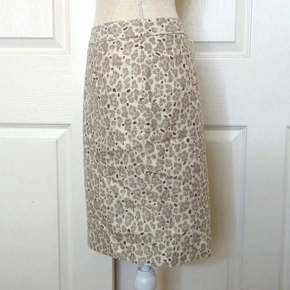 Loft Leopard Printed Skirt - Picture 2 of 5